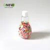 Balas de Goma Arco-Íris Feijões de Chocolate Lanches Lâmpada Selada Garrafa Bebida Refrigerante Garrafa Plástica Transparente com Tampa Garrafa Pet de Grau Alimentício