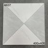 Foshan 400x400 Azulejos antiderrapantes para piso, totalmente cerâmico, fosco, padrão de mármore antigo, cozinha, banheiro, branco leite