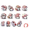 24 Peças de Decorações de Gnomos de Natal combinam com Tema de Papai Noel Árvores Presentes Perfeitos de Feriado & Suprimentos para Festa