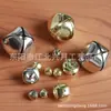Sino de Metal Cruzado, Bicolor Prata e Dourado Galvanizado, Acessório Decorativo DIY, Pingente para Coleira de Animal de Estimação, Feriado de Natal