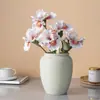 Pinza para el pelo de flor artificial de EVA de alta calidad con estilo de pintura al óleo natural, adecuada para tocados temáticos de Alicia y decoración de cajas de regalo