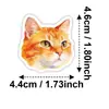 50 Peças de Adesivos para Diário de Aquarela, Comida, Animais, Frutas, Adesivos Decorativos Fofos, Adesivos Criativos DIY, Atacado Transfronteiriço