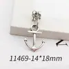 Llavero con Colgante de Corona de Estrella de Plata Antigua de Venta Caliente Transfronteriza 1 Pieza Aleación DIY Pulsera Joyería Accesorios Mayoreo