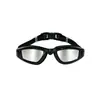Gafas de natación profesionales de silicona transfronterizas, gafas de natación de competición impermeables con recubrimiento electroplateado antivaho, en stock para adultos de alta definición