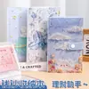 Libro de Ahorro Estilo Pintura al Óleo Transfronteriza, Portabilletes Transparente de Plástico para RMB, Herramienta para Ahorrar Dinero, Álbum Conmemorativo para Guardar Billetes