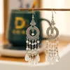 Joyas Daisy Pendientes Bohemios de Longitud Media con Diamantes Completos de 12 Colores para Mujer Estilo Festivo Pendientes Étnicos de Cristal Gama Alta