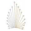 Aguja de Acero Inoxidable en Forma de 9, Aguja en Forma de T, Aguja de Bola de Acero, Aguja de Bola, Cuentas de Posicionamiento, Cuentas para Manualidades DIY Hechas a Mano, Pulsera, Collar, Joyería