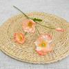 Gran Venta Procesando Color Naranja Material Floral para Salón de Bodas Arreglo Floral de Techo