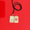 Colgante de Flor de Loto de Aleación de Zinc Estilo Chino Accesorio de Metal Adorno Colgante Decorativo Collar para Hombres y Mujeres, Regalo de Alta Gama