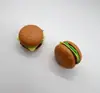 Juguetes Divertidos de Comida, Mini Hamburguesas de Simulación Creativa, Sushi, Accesorios de Pasador de Pelo de Moda, Llaveros, Colgantes para Bolsos