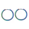 Pendientes de Hebilla para Oreja Moda Femenina Pendientes Redondos de Hebilla para Oreja Coreanos Dongdaemun Pendientes Elegantes Simples Pendientes
