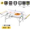 Mesa de Serra para Marcenaria Multifuncional Mesa de Serra de Empurrar Pequena Console de Levantamento Portátil Dobrável Decoração Mesa de Marcenaria