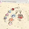 Llavero acrílico colgante tarjeta de pie caricatura anime estrella periférico adornos de escritorio colgante diy música mecedora