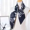 Bufanda Cuadrada Grande de 90 cm Sarga Bufanda Delgada Bufanda de Seda Artificial Versátil para Mujer Personalizada Bufanda de Gasa Al por Mayor Accesorios de Pañuelo para la Cabeza Transfronterizos