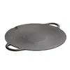 Grelha de Ferro Fundido Prato para Churrasco ao Ar Livre Fogareiro Cassete Camping Uso Doméstico Grelhar Prato Teppanyaki Coreano Fogão de Indução