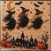 Pintura de Diamantes 5D Transfronteriza Más Vendida de Halloween con Perlas, Set DIY, Portátil, Arte para el Hogar, Adorno Decorativo Hecho a Mano