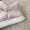 Chinelos de Casa de Algodão Macios Antiderrapantes de Inverno Personalizados Cruzando Fronteiras com Forro de Lã Espessado Quente Sapatos de Pão com Sola Grossa Sapatos Externos de Algodão