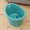 Cubo para Baño de Bebé 0-6 Años Cubo para Baño Infantil Cubo de Baño Cubo para Baño Sentado Bañera de Plástico Engrosada Bañera