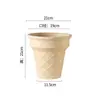 Vaso de Flor de Argila Secagem Rápida Orquídea Planta Verde Cerâmica Respirável de Alta Qualidade Criativo Simples Respirável Vaso de Flor de Mesa Venda por Atacado