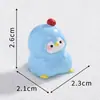 Mini Paisaje 3D de Resina Figura de Pingüino Lindo Accesorios de Decoración DIY Adorno Mini de Escritorio y Coche