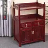 Gabinete de té gabinete de agua para té gabinete de almacenamiento de madera maciza estante para sala de estar gabinete lateral de sofá aparador pequeño gabinete de vino gabinete lateral de mesa de té