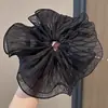Ligas para el cabello tipo moño coreano, extragrandes y relajadas, para un look chic y sofisticado. Diademas y accesorios para el cabello de alta elasticidad para mujer