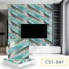 Adesivos de Parede Mármore Autoadesivos Azulejo de Imitação Adesivos de Parede Banheiro Sala de Estar Painéis de Parede Feios Papel de Parede à Prova d'Água e de Umidade Transfronteiriço
