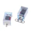 Pisca-alerta eletrônico universal de três pinos 12V/24V para carro e caminhão, relé de pisca eletrônico, pisca-alerta de carro