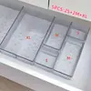 Caja de almacenamiento tipo cajón transfronteriza, organizador de escritorio para cuidado de la piel y perfumes, caja de almacenamiento cosmético transparente incorporada para tocador
