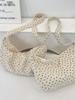 54123 Bolso Grande Casual para Mujer Verano Nueva Llegada Bolso de Lona Floral Gran Capacidad Clase Desplazamiento Hombro Bandolera