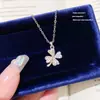 Colar Personalizado com Letra ECG em Aço Titânio Feminino Leve Luxo Nicho Corrente de Clavícula Coração Acessórios Simples Elegantes Sem Cor