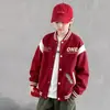 Jaquetas para Meninos Primavera e Outono 2026 Novo Estilo Crianças Maiores Outono Roupas Esportivas para Meninos Jaquetas Casuais de Beisebol Infantis Atacado