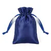 Fabricantes diretos em estoque atacado bolsa de tecido cetim imitação de seda bolsa de cetim para joias bolsa de armazenamento para lingerie sutiã