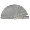 Calibrador de láminas de alta precisión 0.02-1.0mm calibrador de láminas calibrador de galgas calibrador de espesores calibrador de láminas monolítico 32 piezas sistema métrico pulgadas