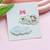 Horquilla de Nube Acrílica Accesorios DIY Pegatinas para Funda de Teléfono Accesorios para el Cabello Sanrio Piezas Hechas a Mano Materiales DIY