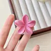 Presilha Grande de Flor de Frangipani para Cabelo, Piranha de Cabelo, Piranha de Cabelo, Piranha de Cabelo, Feminina, Flor, Presilha de Tubarão, Foto na Praia