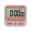 Temporizador con despertador pantalla grande temporizador de cocina interruptor de alarma ajustable e interruptor de encendido