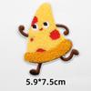 Parches Bordados para Toallas, Papas Fritas, Galletas, Pizza, Decoración de Ropa, Parches Bordados, Parches para Chaquetas de Plumas, Paw Patrol