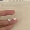 Pendientes de Plata de Ley S925 con Gatito y Circonita para Mujer, Lindos y Dulces, Aretes Delicados con un Toque de Lujo y Diamantes Brillantes