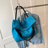 Bolso informal de gran capacidad y estilo coreano, bolso de hombro combinable para mujer, bandolera de color liso, novedad de verano 2024