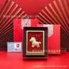 Logotipo Personalizado Ouro Puro 999 "Fique Rico Instantaneamente" Ornamento de Mesa da Fortuna Decoração de Escritório Disponível para Atacado
