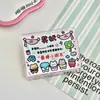 Lindos clips de acrílico PP, clips creativos para notas, clips de sellado, lindos pequeños regalos para estudiantes, clips de doble cara al por mayor