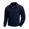 Outono 2026 Amazon SHEIN 3D Transfronteiriço Masculino Nova Moda Tendência Casual Moletom de Manga Longa com Gola Reversível, Tamanho Europeu