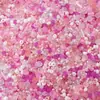 Miçangas de vidro coloridas, contas redondas, argolas abertas para DIY, pérolas naturais soltas, acessórios para chaveiro