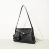 Bolso Bandolera de Hombro Estilo Dulce-Cool de Gama Alta, Bolso Cruzado Sencillo y de Moda para el Trabajo Diario, Bolso de Mano de Cuero Genuino con Diseño de Nicho