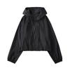 Chaqueta informal americana con cordón para mujer, otoño 2023, nuevo estilo, sudadera deportiva holgada de manga larga con capucha para chicas atractivas