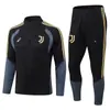 2627 Uniforme de Treino Real Madrid Outono e Inverno Uniforme de Futebol Manga Longa Atletico Jogo Treino Inter de Milão Camisa Esportiva Casual