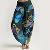Pantalones Casuales Versátiles de Moda Estilo Nuevo 3D Estampado Digital Europeo y Americano Transfronterizo Pantalones Tailandeses para Mujer de Algodón Puro Estampado Directo Pantalones Largos de Primavera y Verano