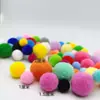 Tamaño color mixto poliéster alta elasticidad bola de pelo diy bola de pelo bola de pelo jardín de infantes material hecho a mano bola de pelo