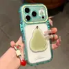 Funda de teléfono instantánea de gelatina de frutas adecuada para Apple 17 y iPhone 16 Pro Max, funda arcoíris en colores de caramelo